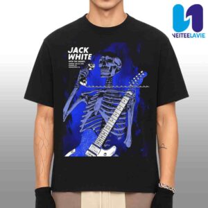 Jack White Night 1 Concert Poster With Snares In Sacramento CA On May 26 2025 At Channel 24 All Merchandise Unisex T-Shirt