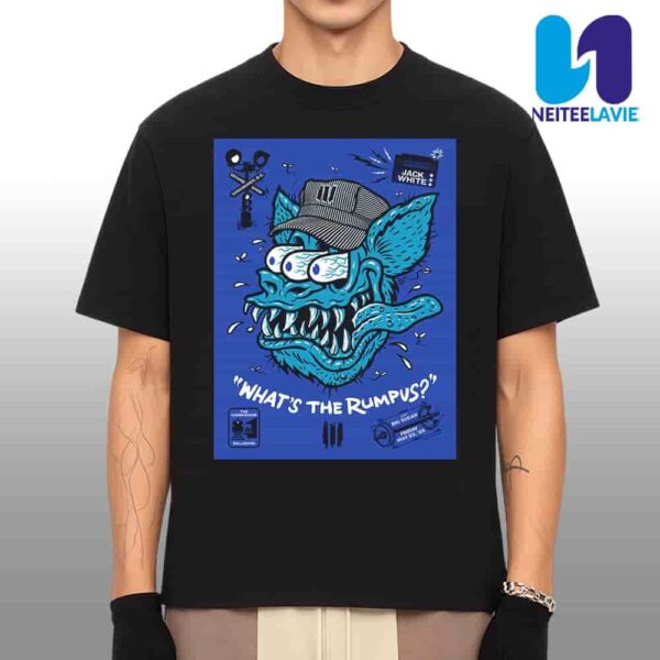 Jack White No Name Tour Concert Poster Night 2 In Vancouver BC On May 23 2025 At Commodore Ballroom Merchandise Unisex T-Shirt