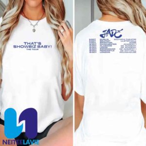 Jade That’s Showbiz Baby The Tour 2025 In UK EU Schedule List Dates Merch Two Sides Classic T-Shirt