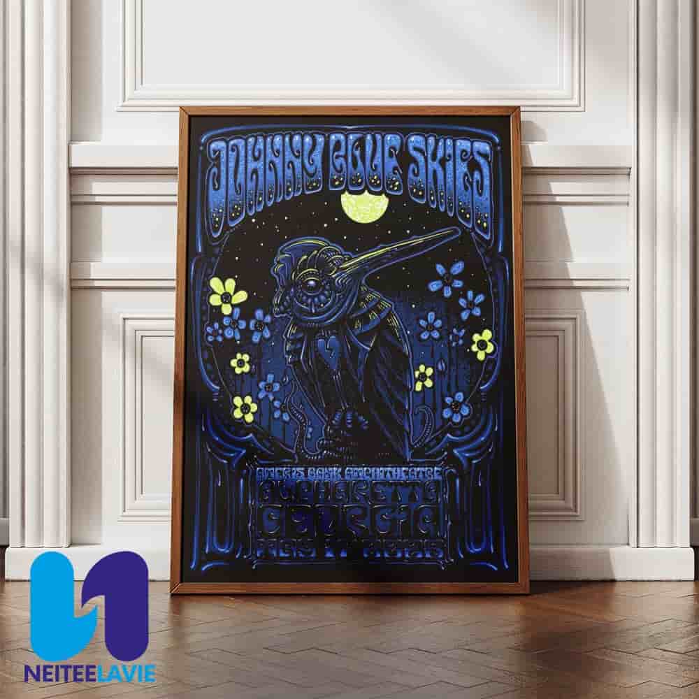Johnny Blue Skies May 17 At Ameris Bank Amphitheatre 2025 Poster Canvas Johnny Blue Skies May 17 At Ameris Bank Amphitheatre 2025 Poster Canvas