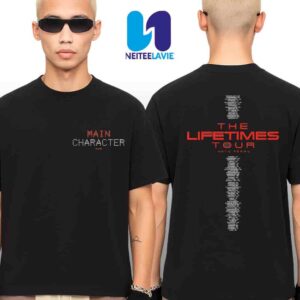 Katy Perry Main Character Tour Tee Collection The Life Time Tour 2025 Merchandise Fan Gift T-shirt