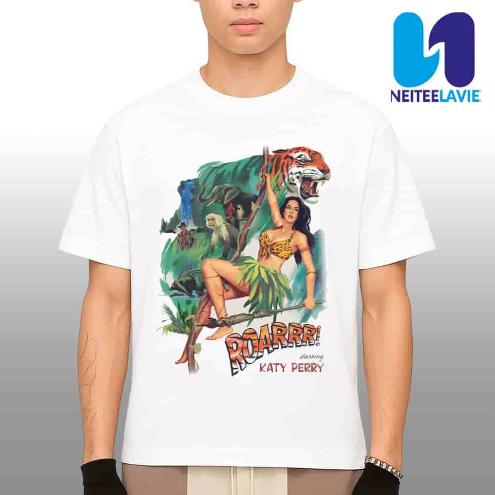 Katy Perry Roar Tee Collection The Life Time Tour 2025 Merchandise Fan Gift T-shirt Katy Perry Roar Tee Collection The Life Time Tour 2025 Merchandise Fan Gift T-shirt