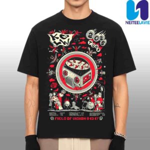 King Gizzard And Lizard Wizard Field Of Vision Fest 2025 Art Work Home Merchandise Unisex T-Shirt