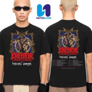 Kreator Announces Demonic Summer European Tour 2025 Merchandise All Over Print T-Shirt