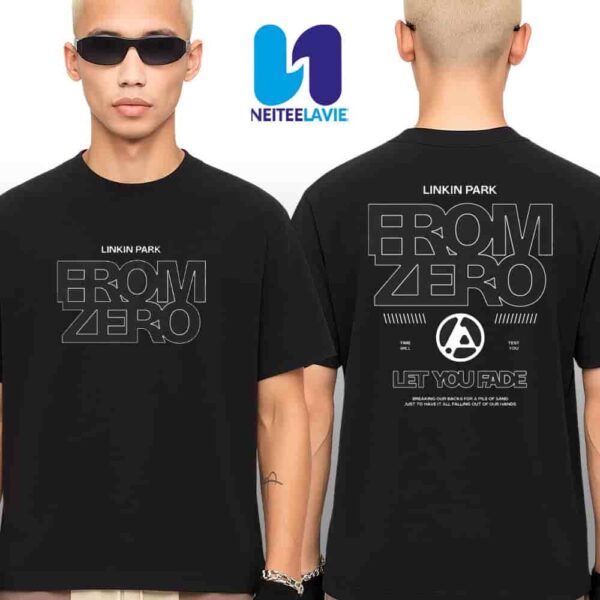 Linkin Park New From Zero Deluxe Edition Collection 2025 FZ Let You Fade Black Tee