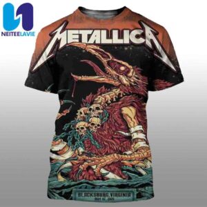 Metallica Blacksburg Virginia Tech M72 World Tour 2025 At Lane Stadium On May 7 All Over Print Shirt