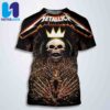 Metallica M72 Landover Concert Poster World Tour 2025 In Landover Maryland On May 28 At Northwest Stadium All Over Print T-Shirt