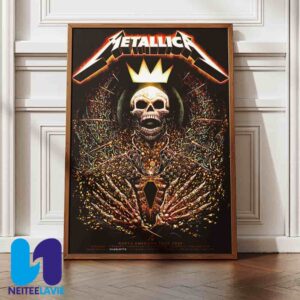 Metallica M72 Charlotte Pop-up Poster North American Tour 2025 In Charlotte NC On May 31st At Bank Of America Stadium Home Decor Poster Canvas