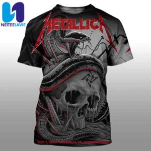 Metallica M72 Nashville Tennessee Night 1 No Repeat Weekend North American Tour May 1 2025 At Nissan Stadium All Over Print Shirt