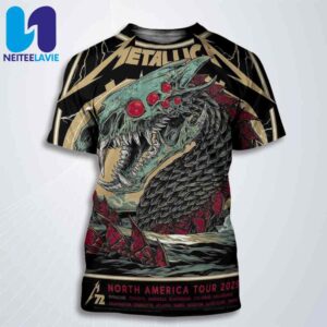 Metallica M72 North America Tour 2025 All Over Print T-Shirt