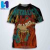 Metallica M72 Philly Night 1 And Night 2 Poster In Philadelphia Pennsylvania On May 23rd 2025 At Lincoln Financial Field Two Sides All Over Print T-Shirt