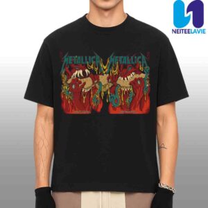 Metallica M72 Philly Night 1 And Night 2 Poster In Philadelphia Pennsylvania On May 23rd 2025 At Lincoln Financial Field Merchandise Unisex T-Shirt
