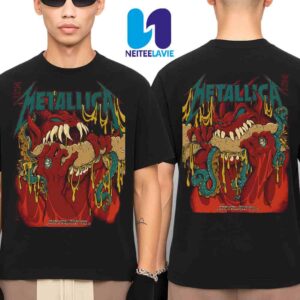 Metallica M72 Philly Night 1 And Night 2 Poster In Philadelphia Pennsylvania On May 23rd 2025 At Lincoln Financial Field Two Sides Merchandise Unisex T-Shirt