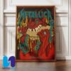 Metallica M72 Philly Night 1 And Night 2 Poster In Philadelphia Pennsylvania On May 23rd 2025 At Lincoln Financial Field Home Decor Poster Canvas
