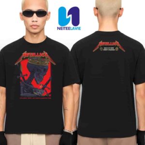 Metallica M72 Sonic Temple North American Tour Night 2 May 11 2025 At Crew Stadium Comlumbus Ohio Merchandise T-Shirt