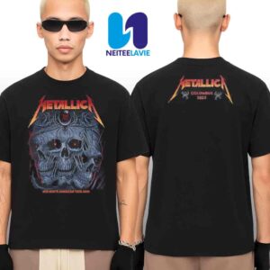 Metallica M72 Sonic Temple Pop Up Shop Tee For Columbus Ohio North American Tour 2025 Merchandise T Shirt
