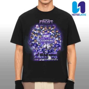 Minnesota Frost Stadium Essentials Championship Burst Player Urban Merchandise Unisex T-Shirt
