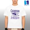 Minnesota Frost Stadium Essentials Championship Burst Player Urban Merchandise Unisex T-Shirt