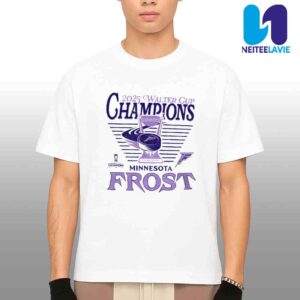 Minnesota Frost Stadium Essentials Championship Upwards 25 Crew Merchandise Unisex T-Shirt