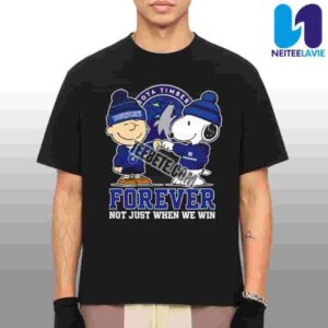 Minnesota Timberwolves Snoopy And Charlie Brown Forever Not Just When We Win Merchandise Unisex T-Shirt