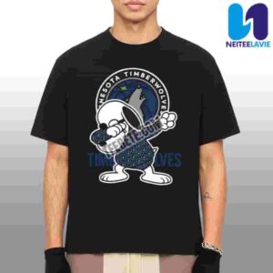 Minnesota Timberwolves Vs Dabbing Snoopy 2025 Merchandise Unisex T-Shirt