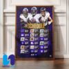 NFL Atlanta Falcons 2025 Schedule Season Home Decor Poster Canvas
