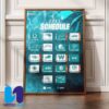 NFL Minnesota Vikings 2025 Schedule Season Home Decor Poster Canvas