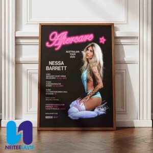 Nessa Barrett In Australian Tour at Spilt Milk this December 2025 Poster Canvas
