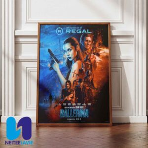 New Poster For John Wick Ballerina In Theaters On June 6 2025 Home Decor Poster Canvas