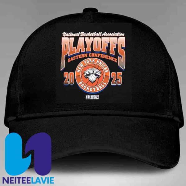 New York Knicks 2025 NBA Playoffs Easterm Conference Classic Snapback Hat-cap