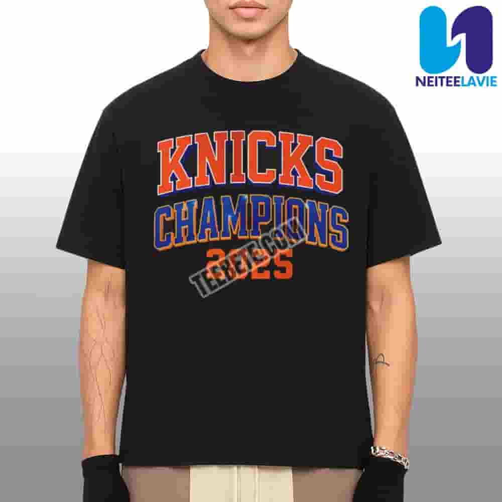 New York Knicks Champions NBA Playoffs 2025 Essential Unisex T-Shirt New York Knicks Champions NBA Playoffs 2025 Essential Unisex T-Shirt