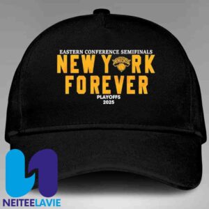 New York Knicks Eastern Conference Semifinals NBA Playoffs 2025 Classic Snapback Hat-cap