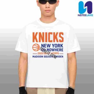 New York Knicks New York Or Nowhere NBA Playoffs 2025 Essential Unisex T-Shirt
