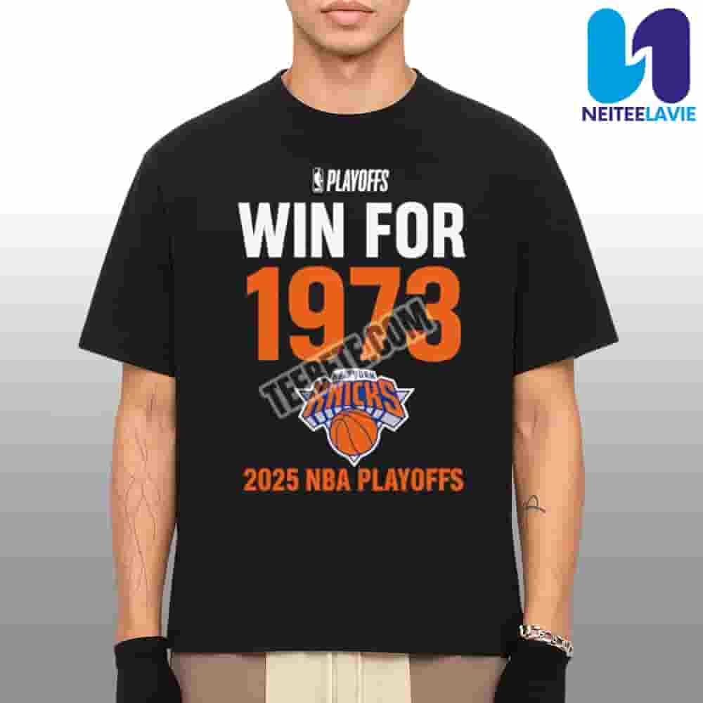 New York Knicks Win For 1973 NBA Playoffs 2025 Essential Unisex T-Shirt New York Knicks Win For 1973 NBA Playoffs 2025 Essential Unisex T-Shirt