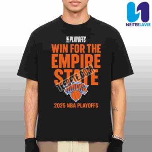 New York Knicks Win For The Empire State NBA Playoffs 2025 Essential Unisex T-Shirt