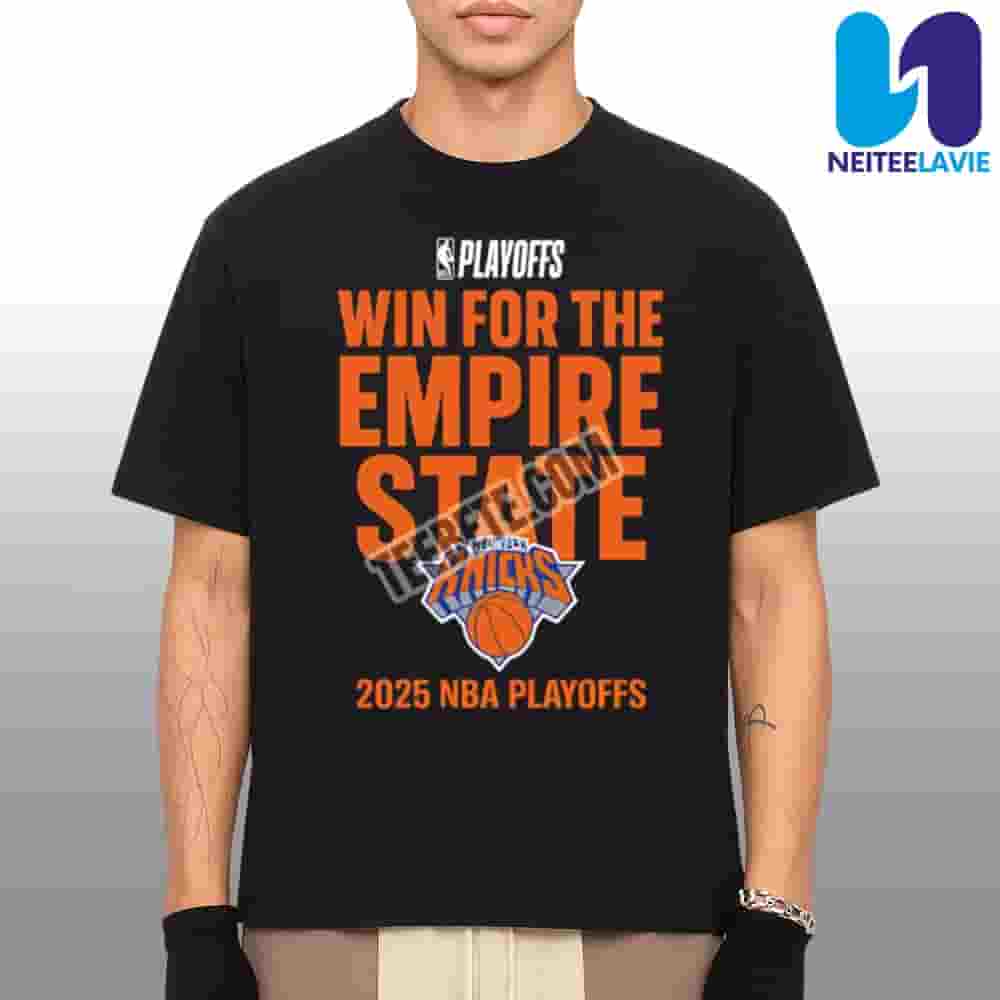 New York Knicks Win For The Empire State NBA Playoffs 2025 Essential Unisex T-Shirt New York Knicks Win For The Empire State NBA Playoffs 2025 Essential Unisex T-Shirt