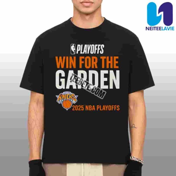 New York Knicks Win For The Garden NBA Playoffs 2025 Essential Unisex T-Shirt