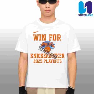 New York Knicks X Nike Logo Win For The Knickerbocker NBA Playoffs 2025 Essential Unisex T-Shirt