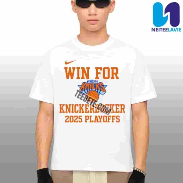 New York Knicks X Nike Logo Win For The Knickerbocker NBA Playoffs 2025 Essential Unisex T-Shirt