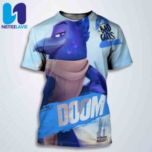 Official Poster Doom The Bad Guys 2 All Over Print T-Shirt