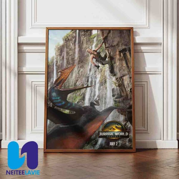 Official Poster For Jurassic World Rebirth Only In Theaters July 2 2025 Home Decor Poster Canvas