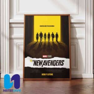Official Poster For The New Avengers Marvel Studios Careful Who You Assemble Home Decor Poster Canvas
