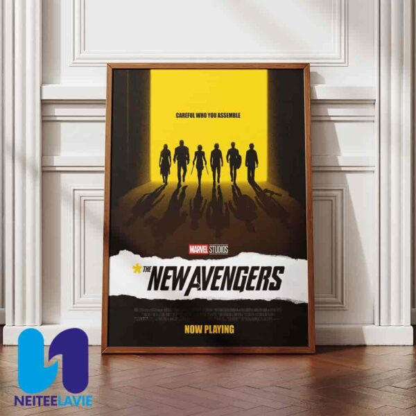 Official Poster For The New Avengers Marvel Studios Careful Who You Assemble Home Decor Poster Canvas