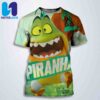 Official Poster Pigtail The Bad Guys 2 All Over Print T-Shirt