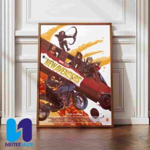 Official Poster Thunderbolts The New Avengers Marvel Studios Scrappy Anti-Heroes Home Decor Poster Canvas