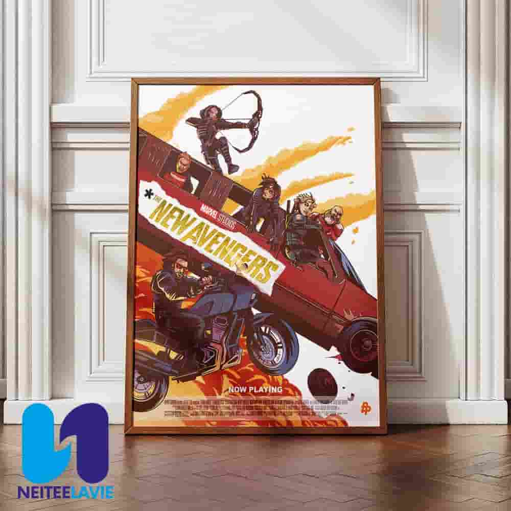 Official Poster Thunderbolts The New Avengers Marvel Studios Scrappy Anti-Heroes Home Decor Poster Canvas Official Poster Thunderbolts The New Avengers Marvel Studios Scrappy Anti-Heroes Home Decor Poster Canvas