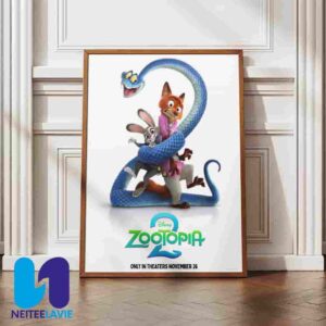 Official Poster Zootopia 2 Releases In Theaters November 26 2025 Home Decor Poster Canvas