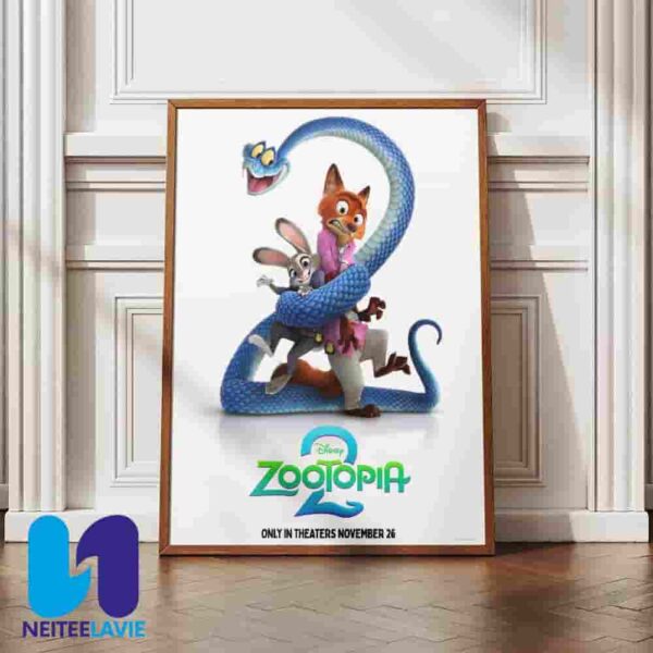 Official Poster Zootopia 2 Releases In Theaters November 26 2025 Home Decor Poster Canvas