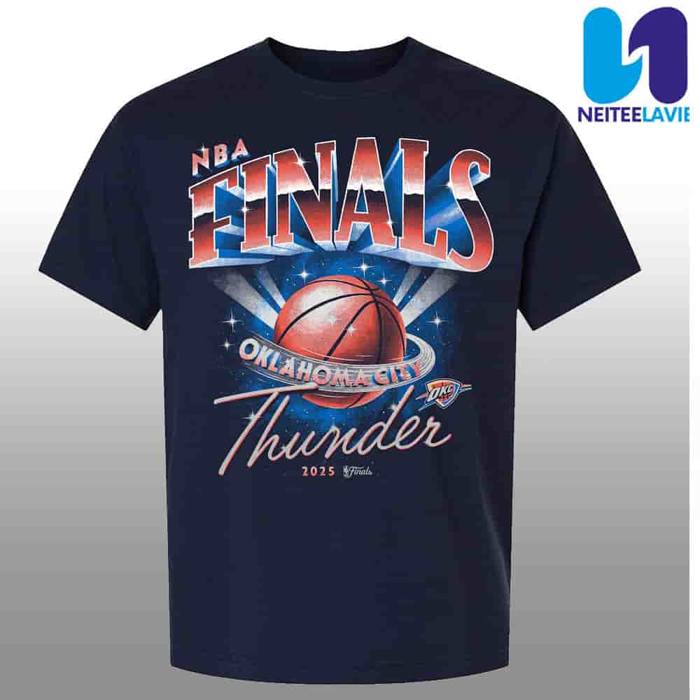 Oklahoma City Thunder NBA Finals Playoffs 2025 Space Unisex T-Shirt Oklahoma City Thunder NBA Finals Playoffs 2025 Space Unisex T-Shirt