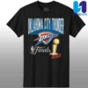 Oklahoma City Thunder NBA Finals Playoffs 2025 Vintage Hoop & Trophy Unisex T-Shirt